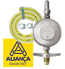 Regulador Gás com Mangueira 80cm MD 504 Aliança